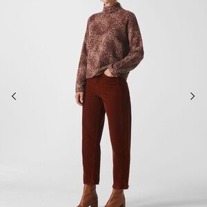 Whistles Big Cat Roll Neck Wool Knit